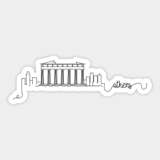 Athens City Signature Sticker